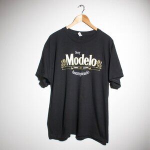 Modelo Beer Shirt Men XL Black